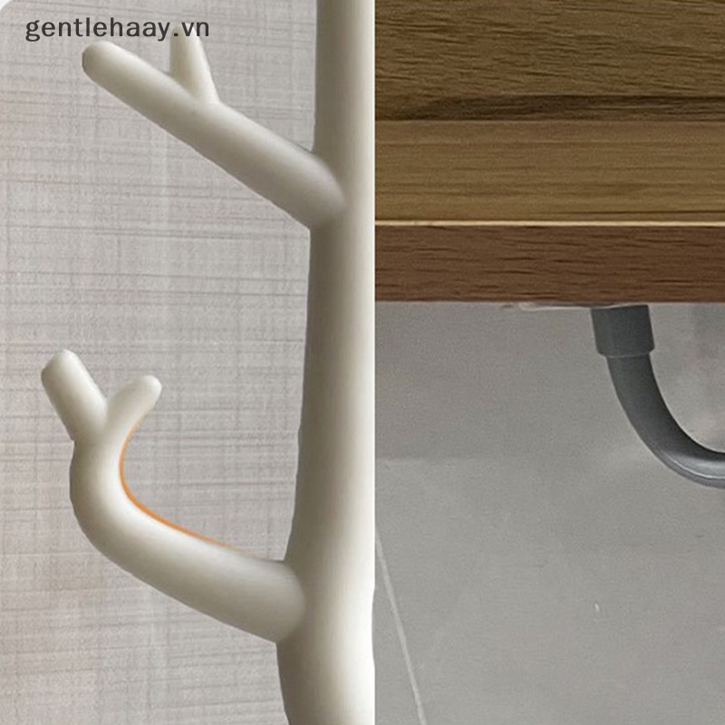 Gg bắc âu nhật bản chi nhánh móc treo tường trang trí chìa khóa người tổ chức lưu trữ móc dính vn