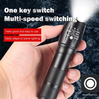 Onel chiến thuật quân sự dẫn đèn pin 980000Lm zoomable 5-mode không có vn