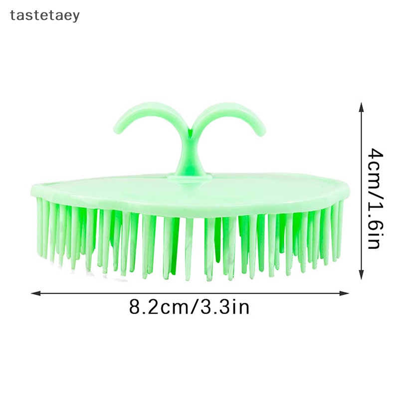 Ngon lược massager bàn chải gội đầu cho trẻ sơ sinh tắm silicone mềm bé trai bé gái bàn chải tắm đầu gội đầu bàn chải massage lau lược en
