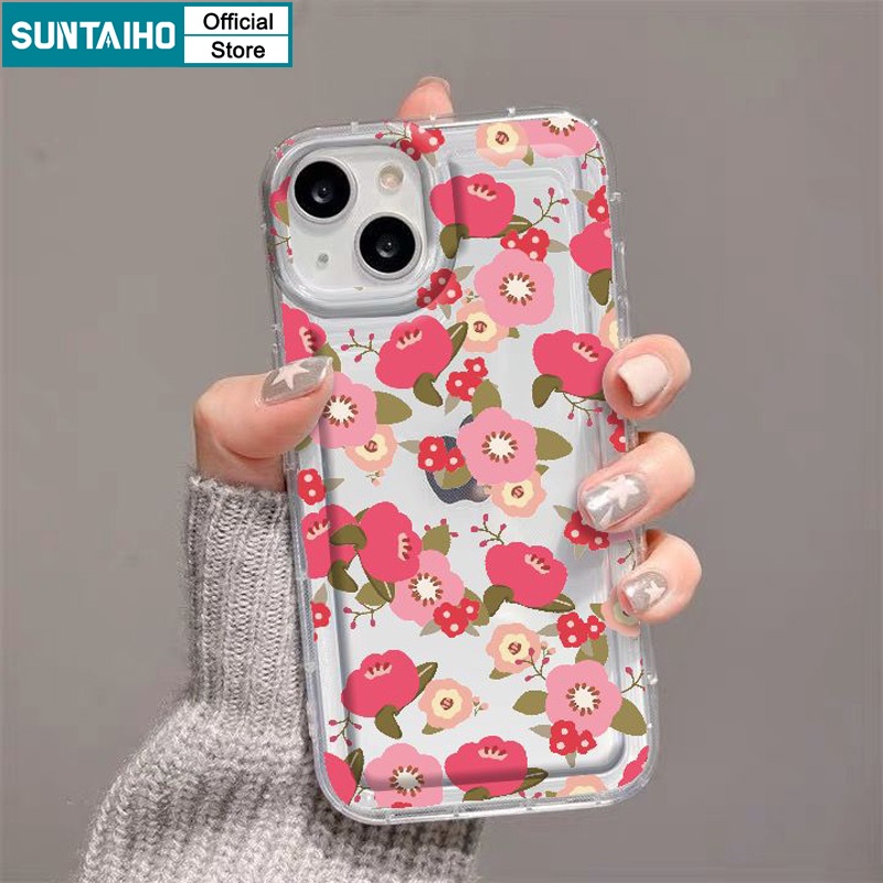 Suntaiho Ốp lưng iphone Ốp điện thoại suntaiho bumper softcase oppo a54 (4g) a57 2022 (4g) / a77 / a77s (4g) oppo a15 / a15s / a35 airbag back cover bảo vệ toàn diện