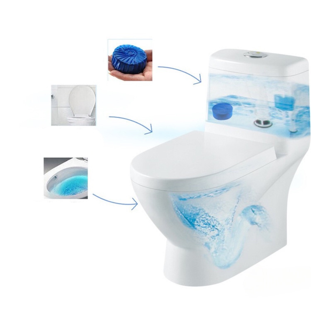 Viên Thả Bồn Cầu Vệ Sinh Toilet Gói 10 Viên Diệt Khuẩn Khử Mùi Nhanh Và Lưu Lại Hương Thơm Dịu Nhẹ Tiện Lợi