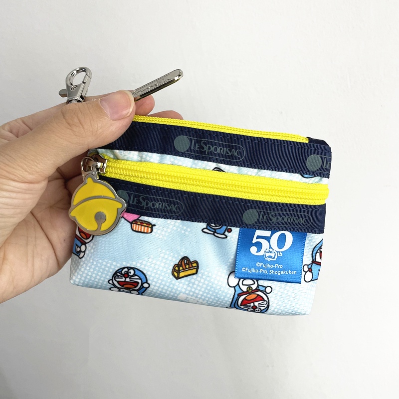 Túi Đựng Thẻ ID 7105 Mini Phong Cách Hoạt Hình Mới Luxbao Có Khóa Kéo 3394