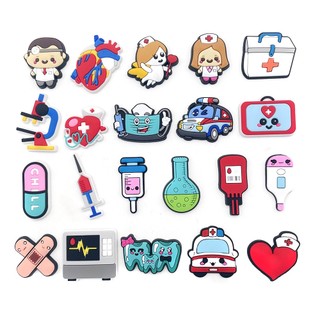 chăm sóc y tế sticker dép crocs charm crocs jibbitz để trang trí dép chữ h crocs dép lê dép tổ ong