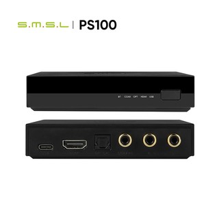 Smsl ps100 usb c dac amp bluetooth coaxial optical hdmi audio converter bộ khuếch đại đa chức năng cho âm nhạc trên ô tô tại nhà chip es9023