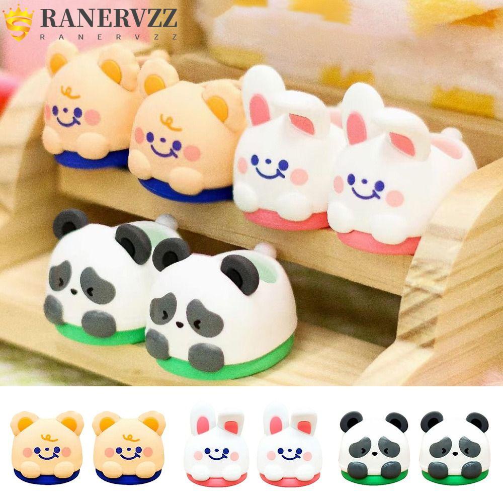 Ranervzz doll shoes, bear rabbit mini shoes, mini 20cm hand-made panda doll quần áo đồ chơi trẻ em