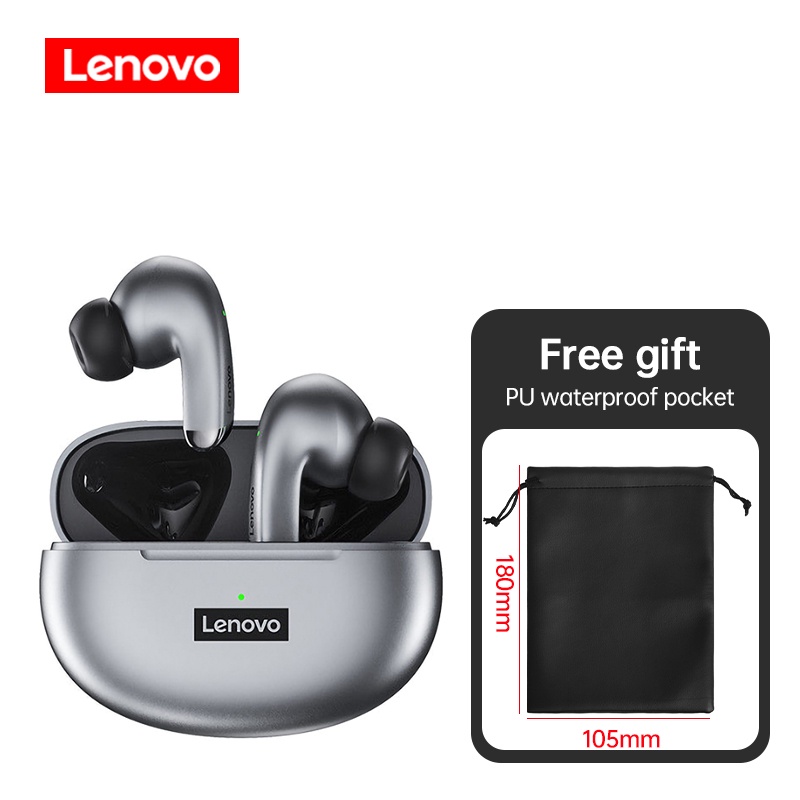Tai nghe không dây lenovo lp5 hifi Chống Nước Có mic Cho iphone xiaomi