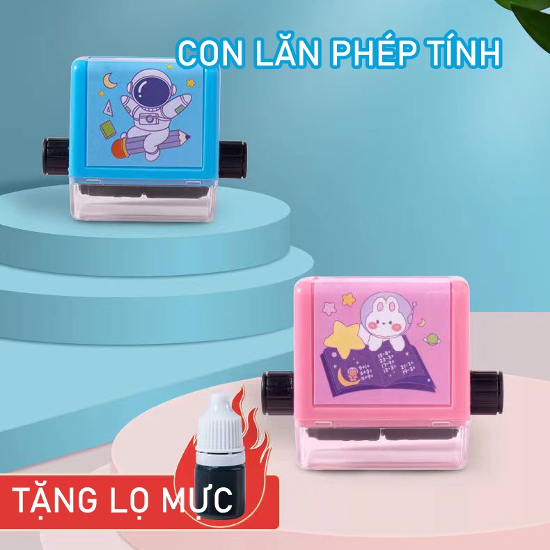 Máy in con lăn tạo phép tính- Máy tạo phép tính đơn giản, tiện lợi cho học sinh tiểu học chientongkho ẻgbtr