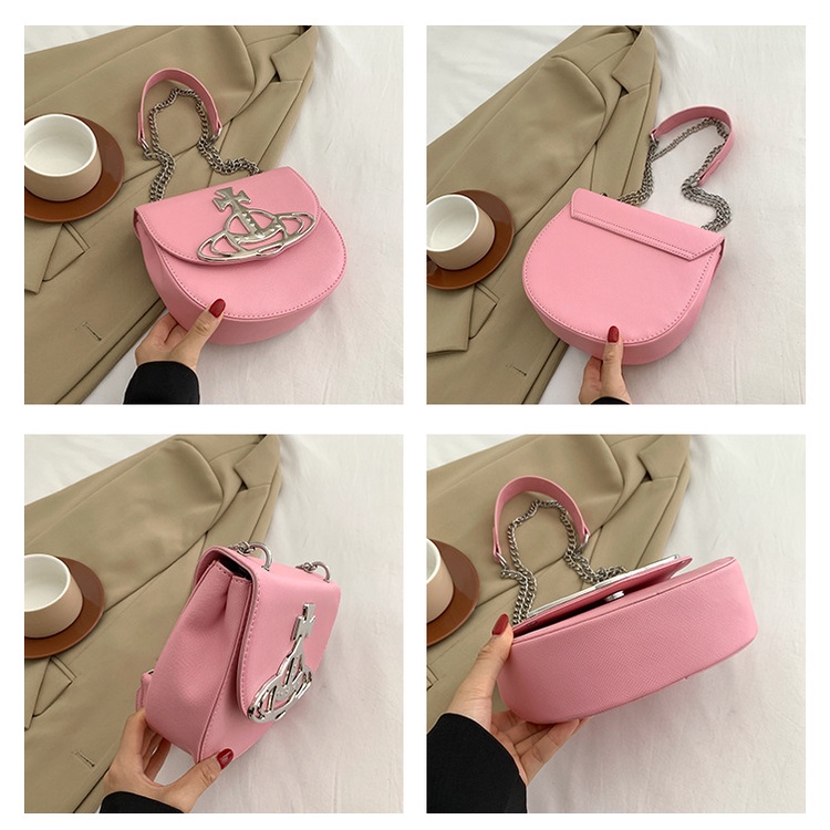 Vivienne westwood xu hướng thời trang túi yên ngựa túi đeo vai nữ túi messenger