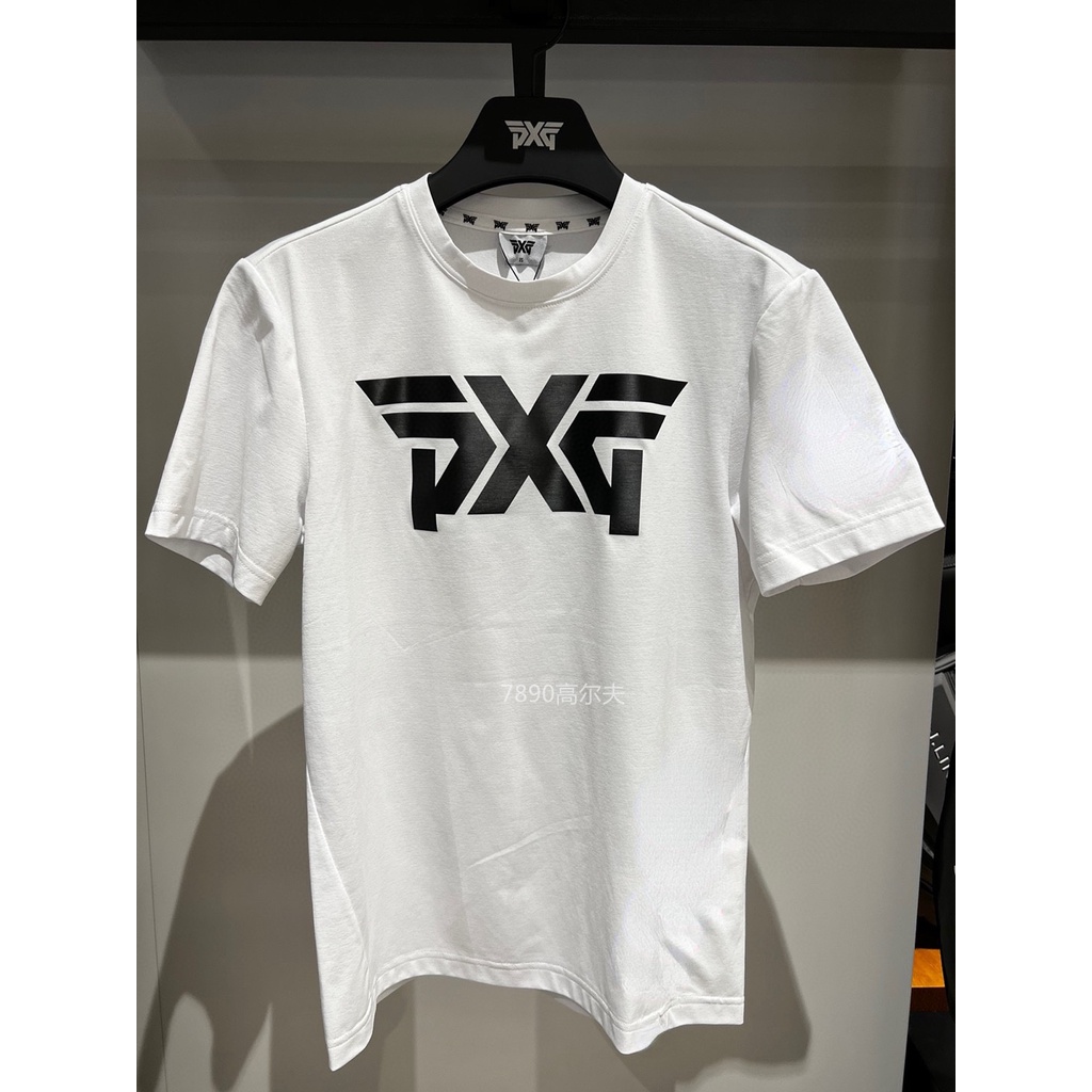 Pxg golf clothing men's t-shirt áo sơ mi ngắn tay cotton cổ tròn mùa hè