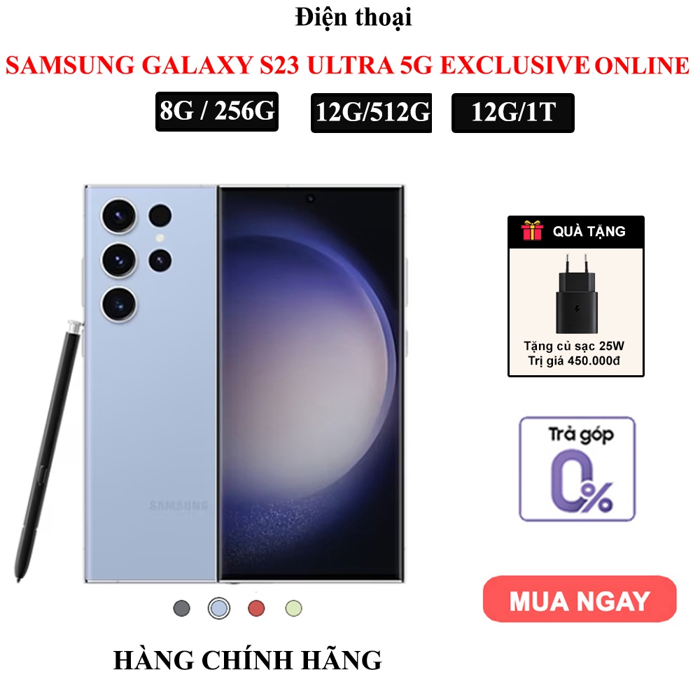 Điện thoại Samsung Galaxy S23 Ultra Exclusixe
