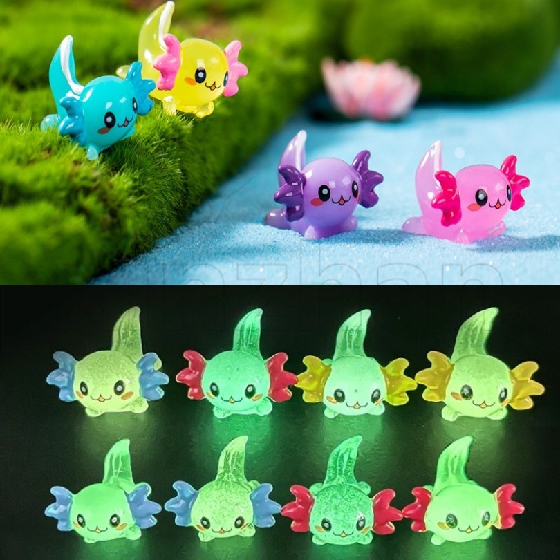 Đồ trang trí Rồng Lục Giác Dạ Quang mini Bằng Nhựa resin Thủ Công diy Phát Sáng Trong Bóng Tối Trang Trí Tiểu Cảnh / Nhà Búp Bê / Tiểu Cảnh
