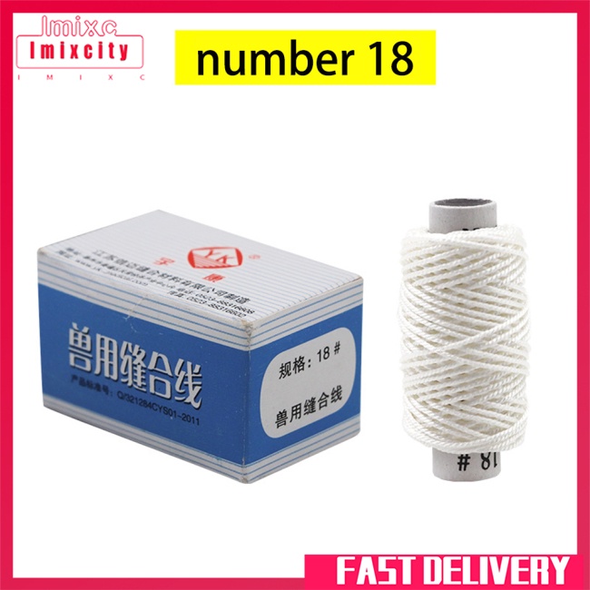 Imixcity pet khâu kim chỉ khâu bằng thép không gỉ độ cứng cao thú y đặc biệt cho gia súc cừu lợn