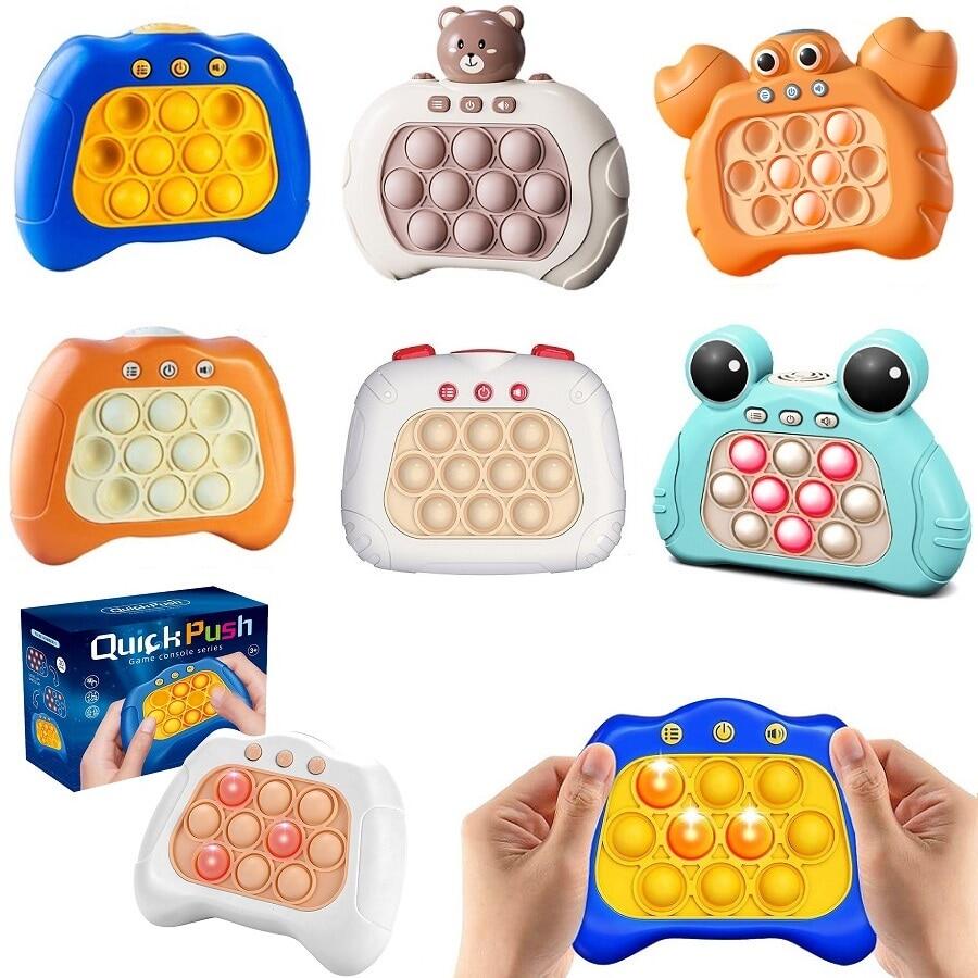 Quick Push Game Pop Popsocket Electronic Pushit Pro Super Bubble Pop Game Light Push UpToys ngọc thịnh
