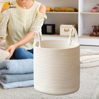 Giỏ dệt VAVEREN đựng đồ giặt/ đồ chơi/ chăn mềm/ chăn boho cho phòng khách