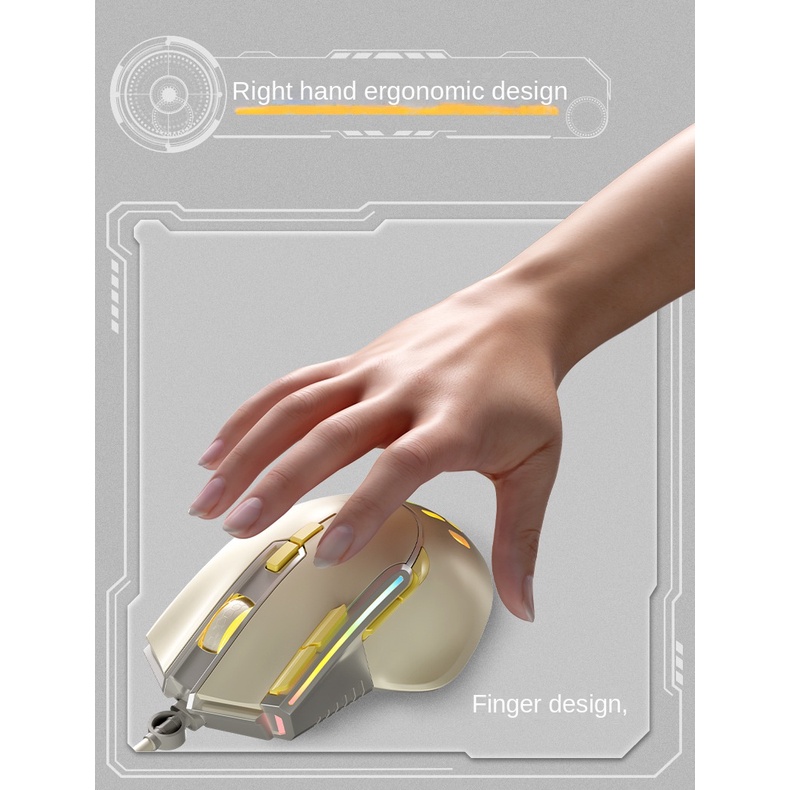 Chuột cơ cáp e-sports g3 chuột quang cơ học trò chơi văn phòng kinh doanh máy tính xách tay máy tính để bàn chuột usb