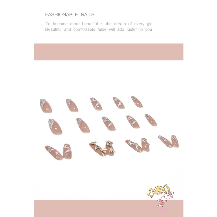 YADORNOS Móng tay giả quan tài bấm móng tay kiểu pháp móng tay kiểu pháp mẹo làm móng đầy đủ bảo hiểm móng tay mẹo làm móng tay giả bảo hiểm đầy đủ
