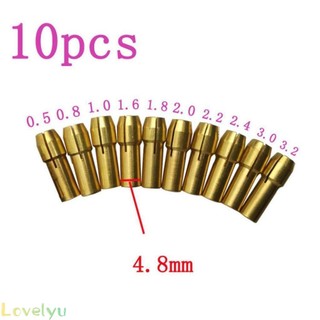 ⭐24h shiping ⭐high quality 10pcs collet copper electric grinder drill bit 4.8mm drill chuck