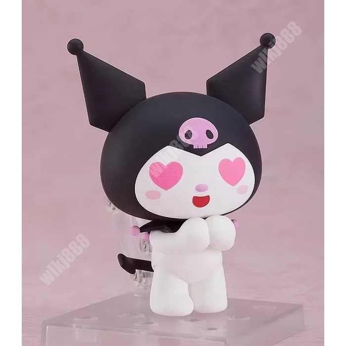 Nendoroid sanrio kuromi melody 1857 1858 phiên bản q dễ thương thay đổi khuôn mặt anime articulado hành động hình mô hình búp bê