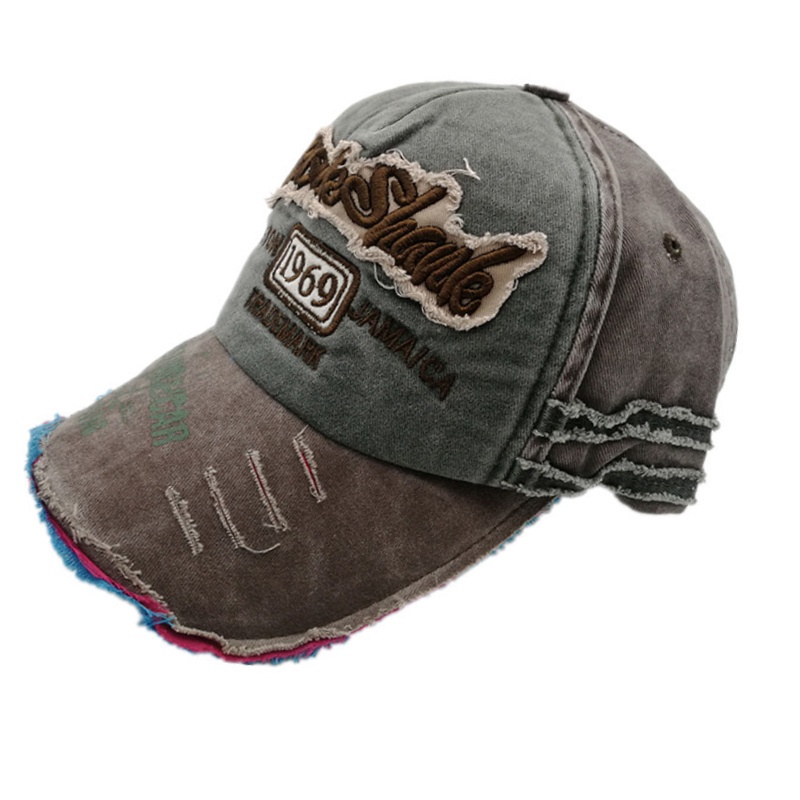 Phong cách hàn quốc hợp thời trang cũ in thanh mũ che nắng