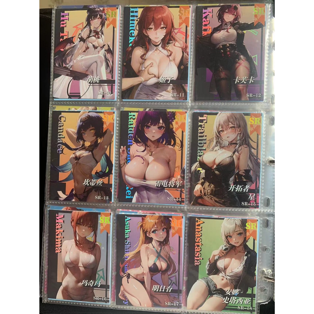 Goddess anime card qiaoniang fantasy card sr cả bộ 36 thẻ