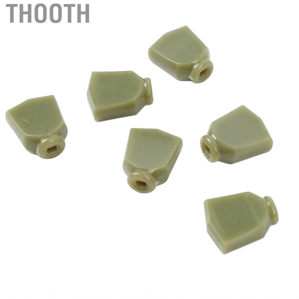 Thooth Electric Guitar Tuner Buttons Replacement Plastic Strong Compatibility Acoustic Tuning Peg for