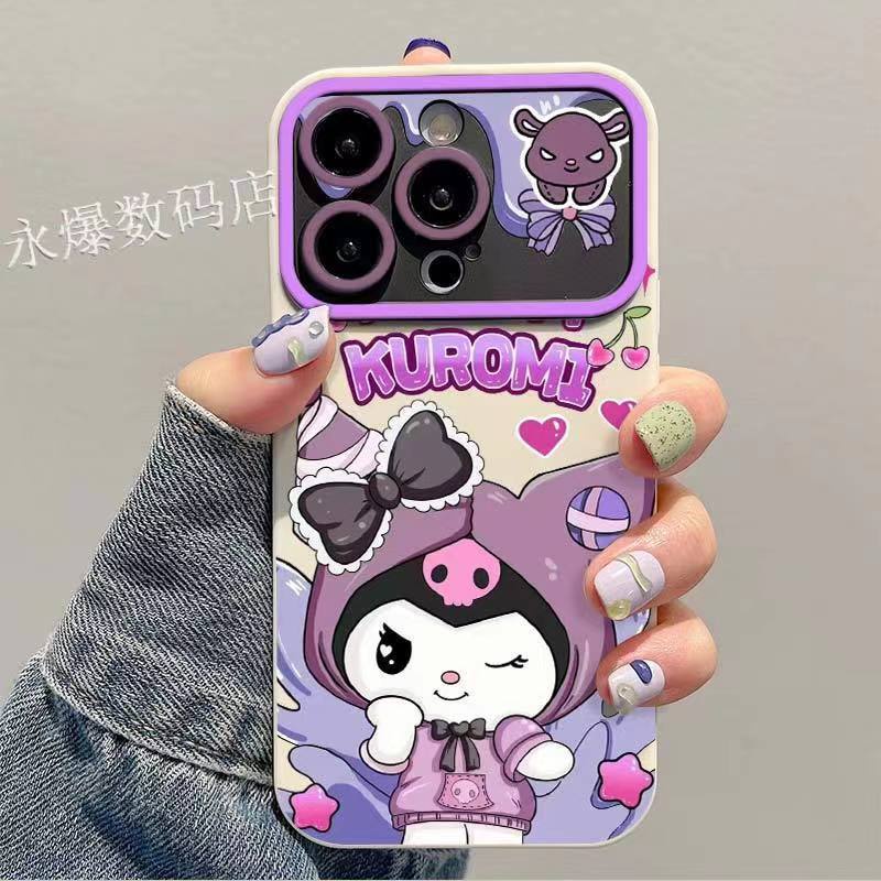 Ốp Điện Thoại Mềm Họa Tiết kuromi Cho Iphone 14promax 13Pro12 / 11 7p