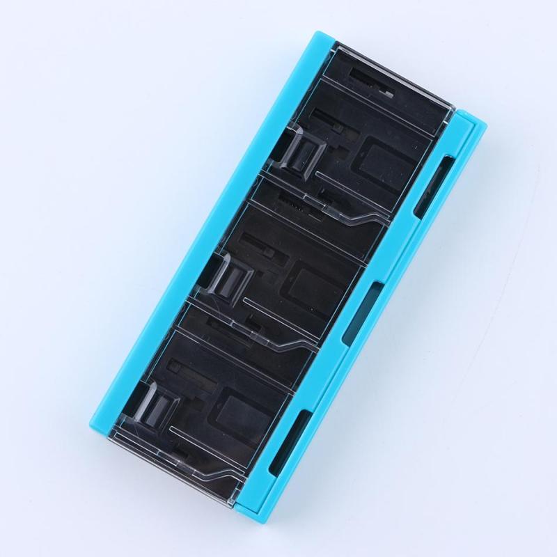 Hộp đựng thẻ trò chơi đẩy cho thẻ trò chơi nintendo switch & switch oled / lite, với 6 khe cắm thẻ trò chơi ns cartridge