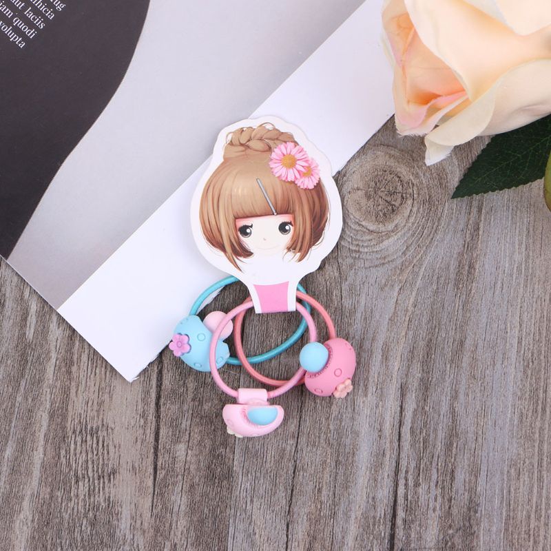 Dây Cột Tóc Co Giãn Hình Trái Cây Dễ Thương Sáng Tạo Cho Nữ