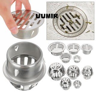 UUMIR Nắp cống thoát nước hình tròn bằng thép không gỉ chống nghẹt tiện lợi dành cho ban công