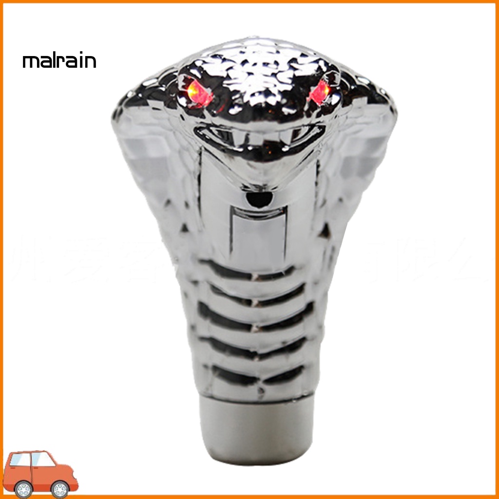 Tay Nắm Cần Số Xe Hơi Thiết Kế Rắn Hổ Mang Có Đèn LED