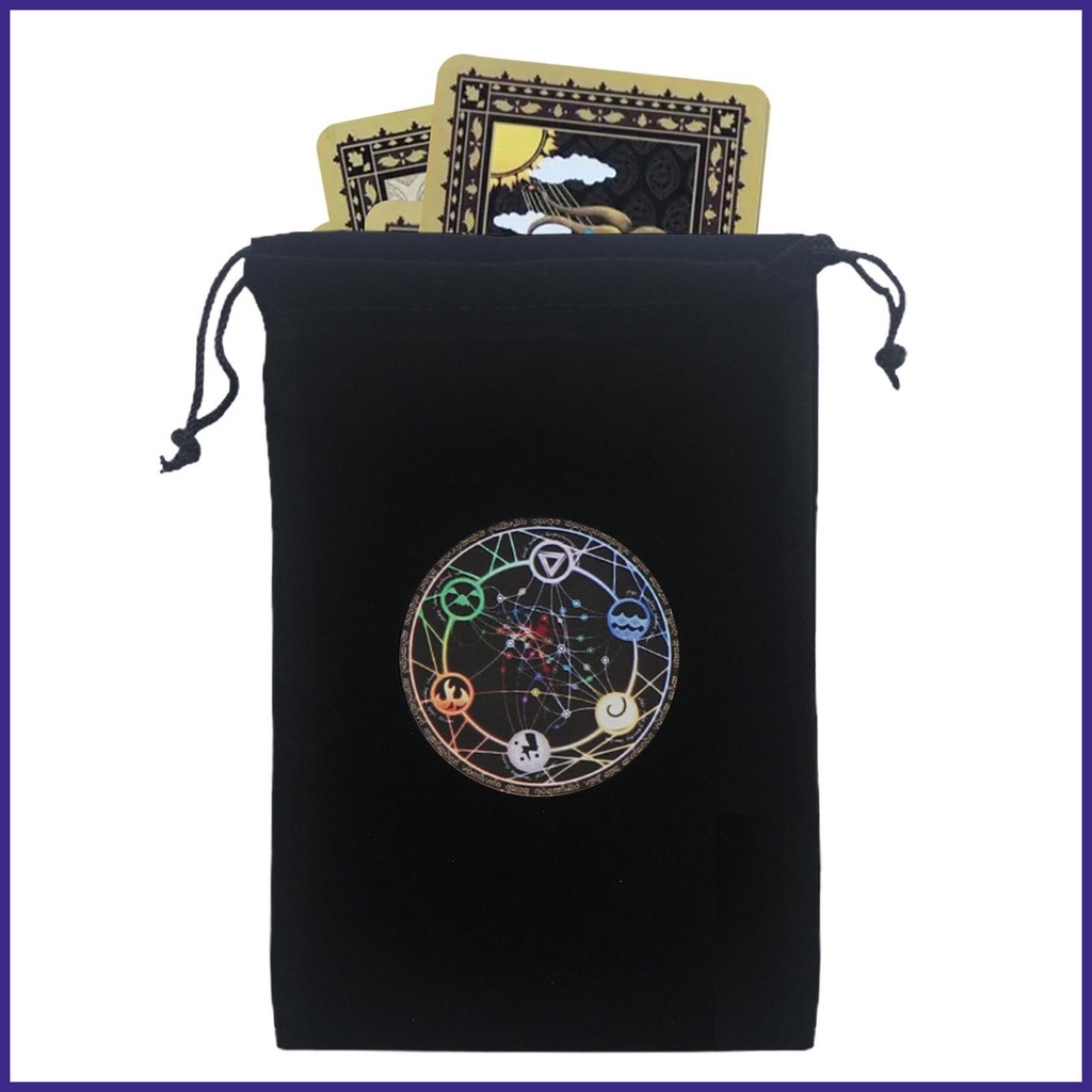 Túi đựng Tarot Nhung 12x17.5cm Thẻ bài Tarot Túi vải Board Game Túi Tarot Tarot Thẻ bài & Túi lưu tr