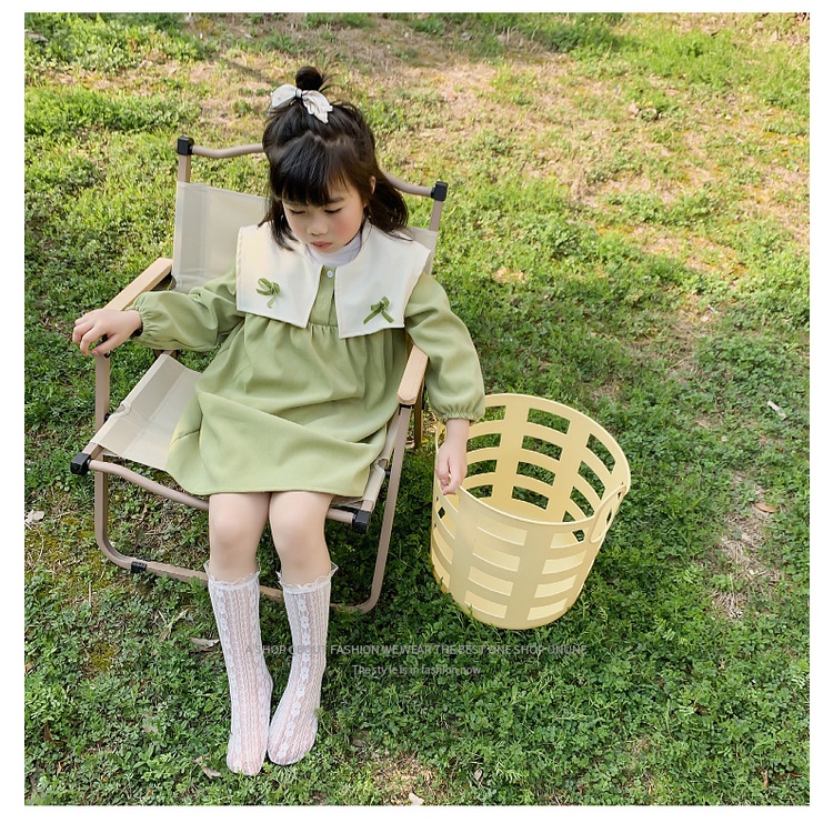 Vớ Hoa Mùa Hè Mỏng Cao Đến Đầu Gối Cho Bé Gái