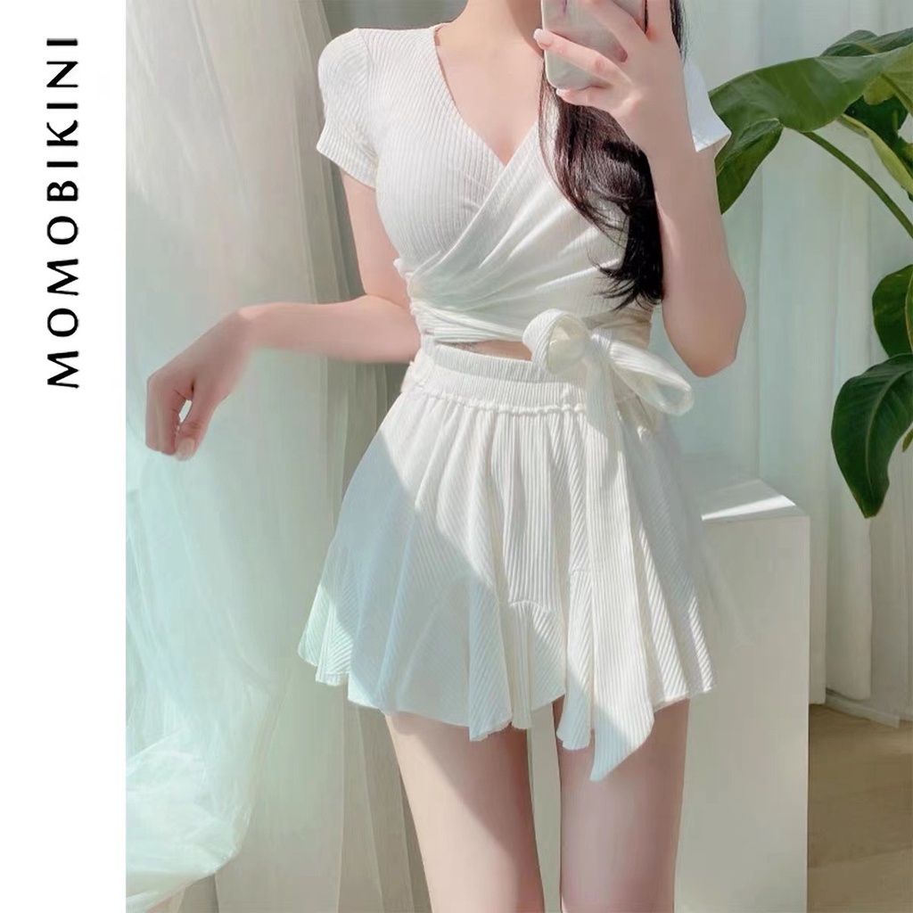 Bộ Đồ Bơi Lưng Cao Kín Đáo Thời Trang Cho Nữ