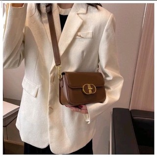 Túi xách đeo chéo nữ basic khóa xoay (mẫu mới) SIZE 20