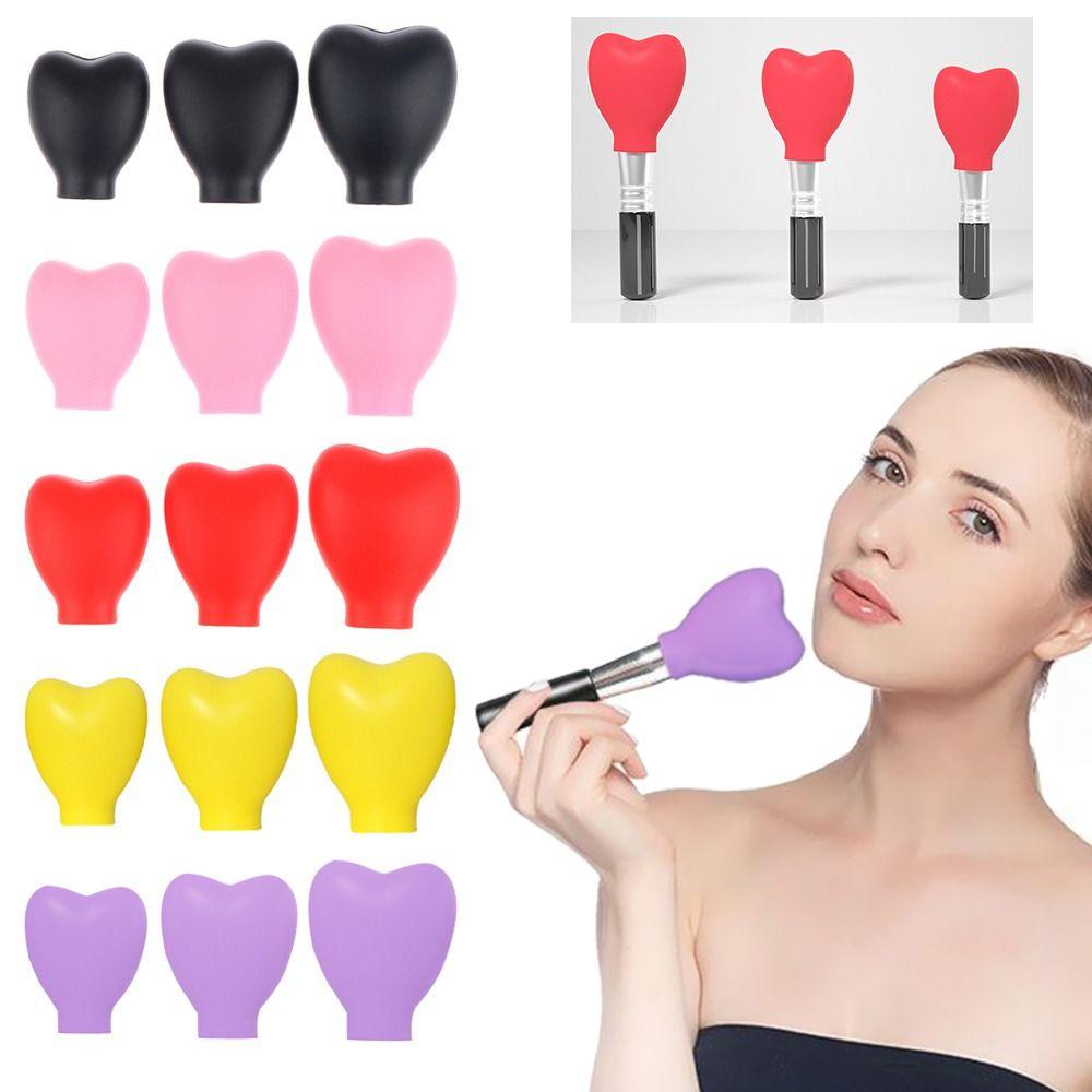 Bộ 6 Vỏ Bọc Bảo Vệ Cọ Trang Điểm Bằng Silicone Tiện Dụng
