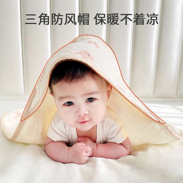 Chăn Quấn Bé Sơ Sinh Chất Liệu Cotton Mỏng Hợp Mùa Xuân Hè