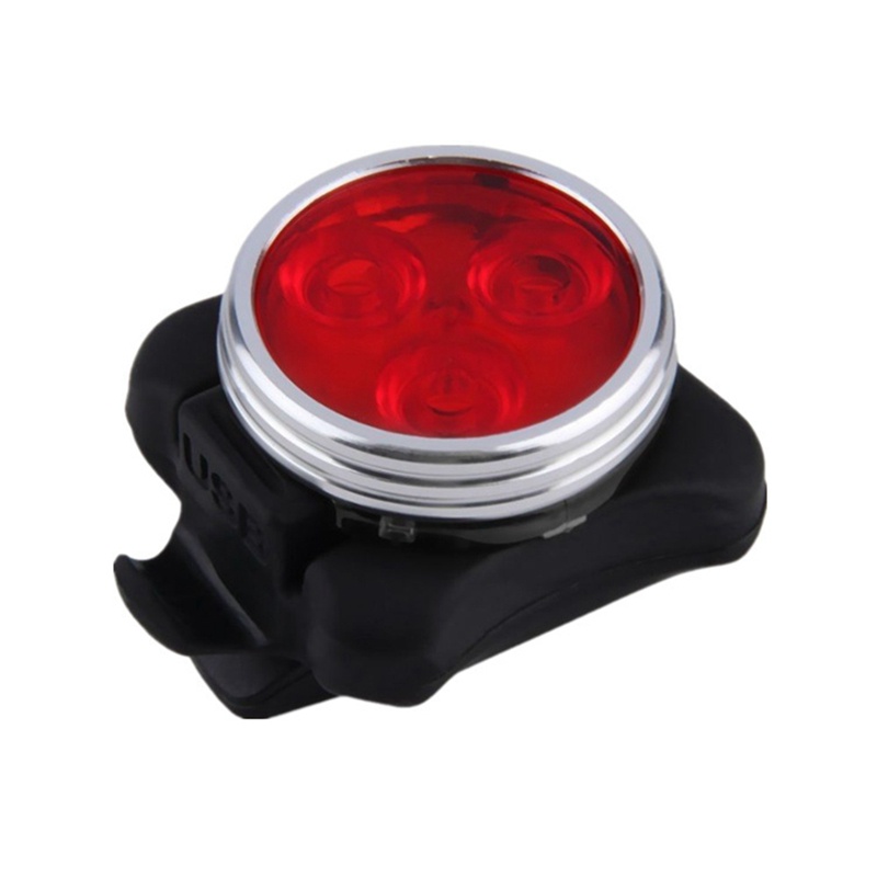 Đèn Led Gắn Đuôi Xe Đạp Leo Núi Sạc USB