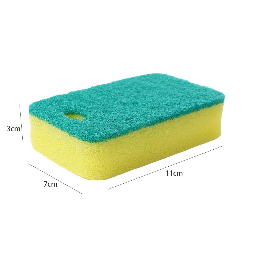 Set 10 Miếng Bọt Biển Rửa Chén Đa Năng Chống Trầy Xước Có Thể Giặt Sạch