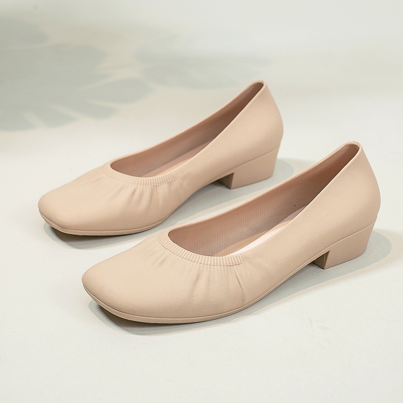 Sandal Cao Gót Mũi Vuông Thiết Kế Mới Thời Trang Theo Phong Cách Hàn Quốc