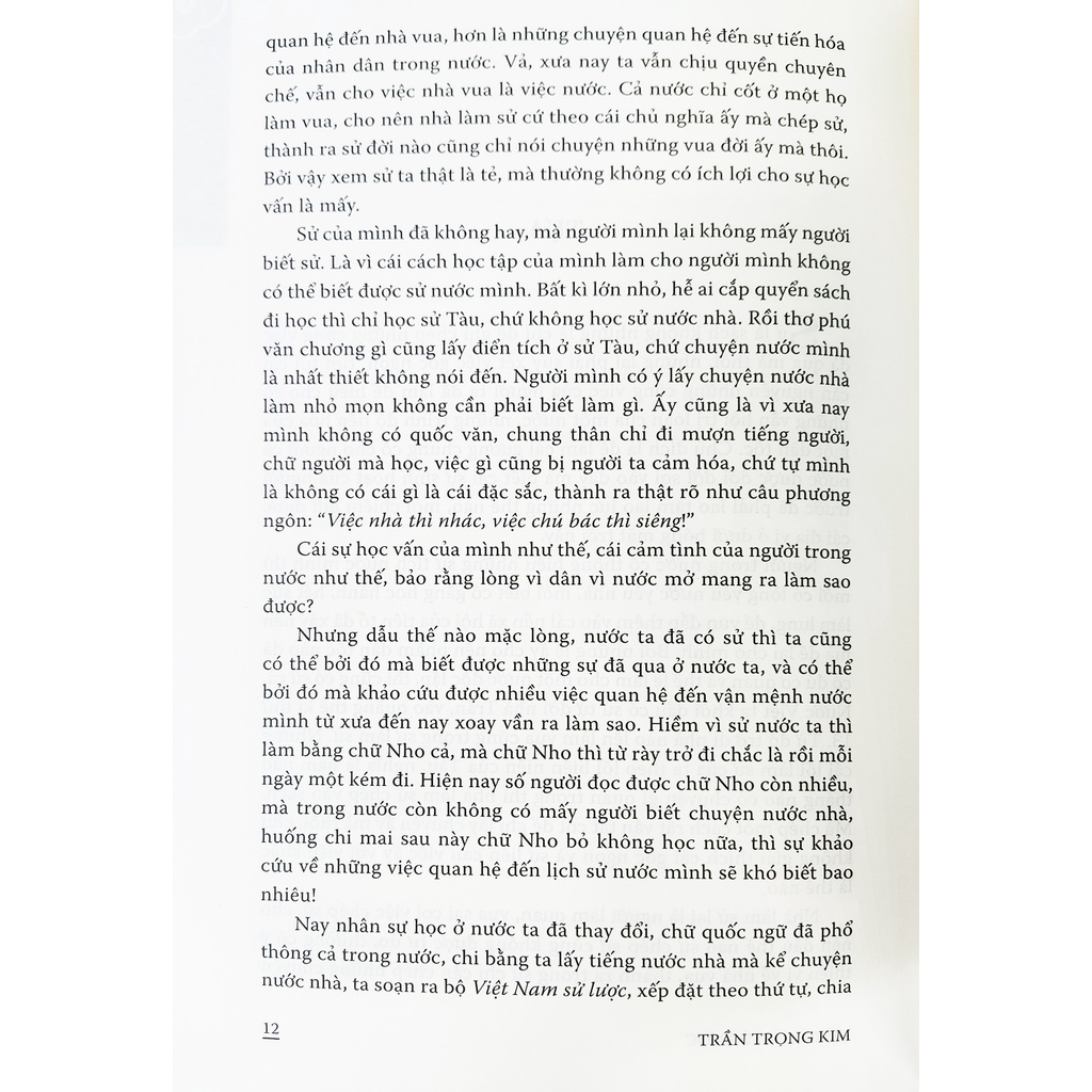 Sách Việt Nam Sử Lược - Bản Đặc Biệt