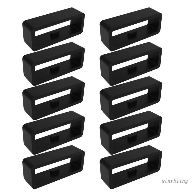 Set 10 Vòng Silicone Hình Ngôi Sao Gắn Dây Đồng Hồ Suunto 24Mm