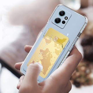 Ốp Điện Thoại Silicon Trong Suốt Có Túi Khí Đựng Thẻ Cho Redmi Note 12 4G Note 12 Pro Plus Redmi Note 12Pro