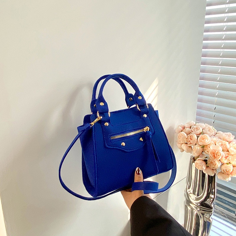 Túi Đeo Chéo Dáng Vuông Nhỏ Đơn Giản Thời Trang Xuân 2023 Phong Cách Pháp