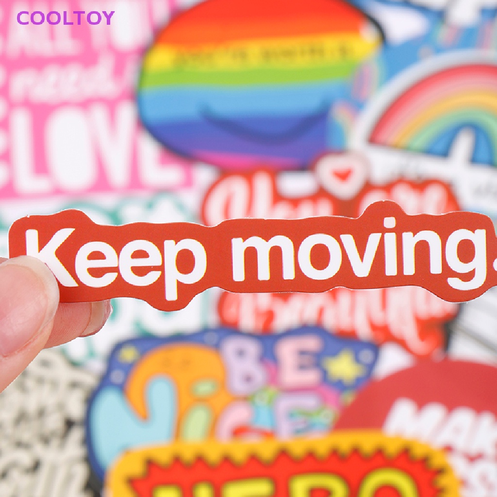 Cooltoy Set 50 Sticker Câu Nói Truyền Cảm Hứng