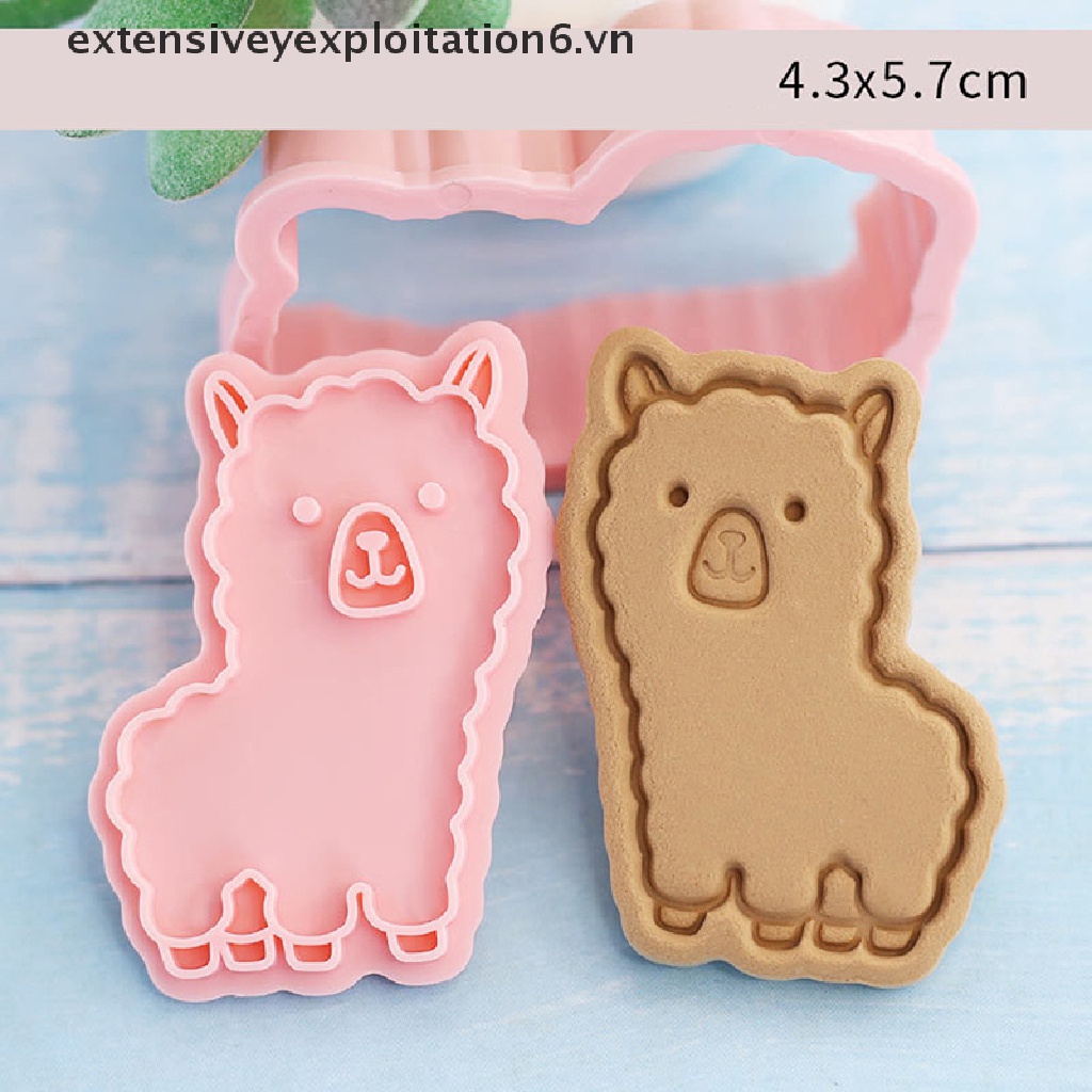 Bộ 8 Khuôn Cắt Bánh Quy Hình Động Vật Dễ Thương