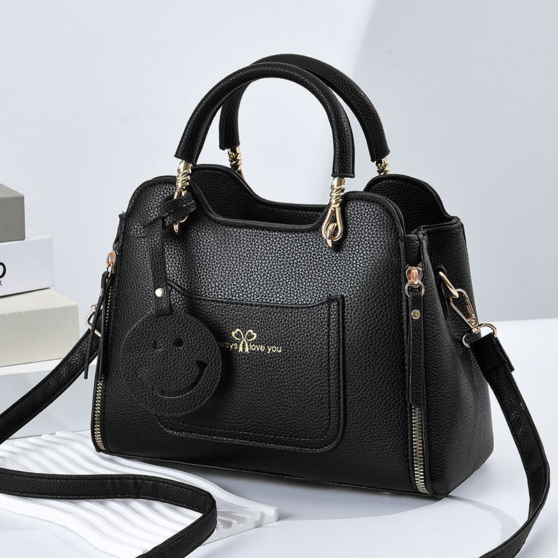 Túi Xách Đeo Vai Sức Chứa Lớn Màu Trơn Thời Trang Dễ Phối Đồ Cho Nữ