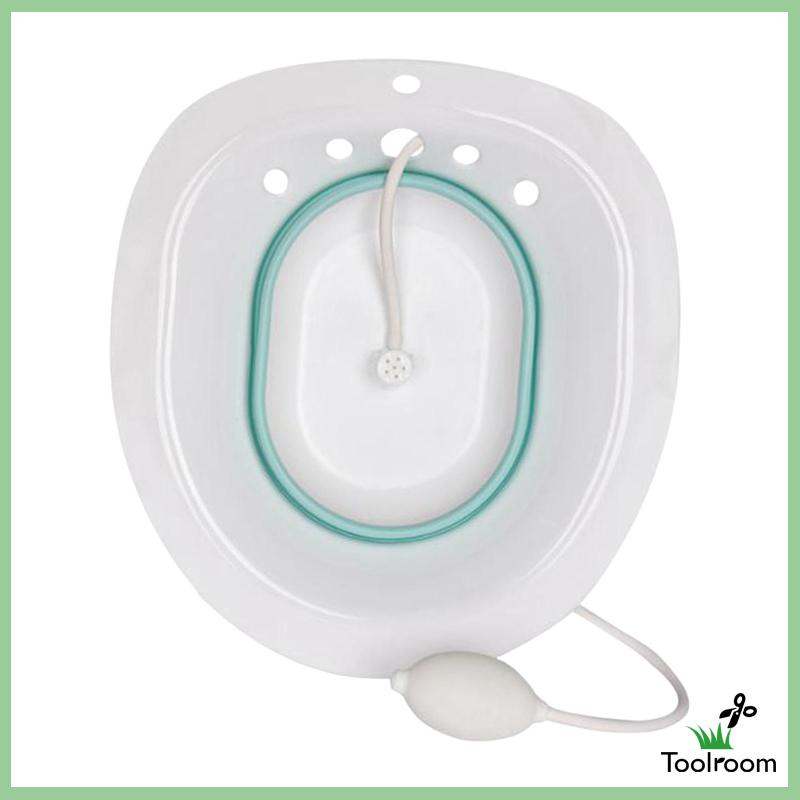 Bồn Cầu [Toolroom] Ghế Ngồi Bồn Cầu] Gấp Được Chống Tràn Dùng Tại Nhà