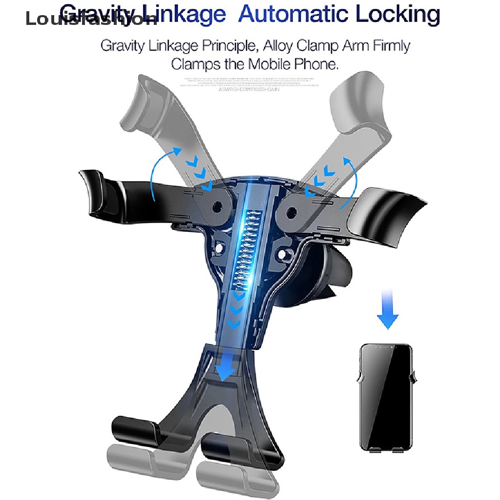 Giá Đỡ Điện Thoại Louisfashion Trên Xe Hơi Cho IPhone / Samsung