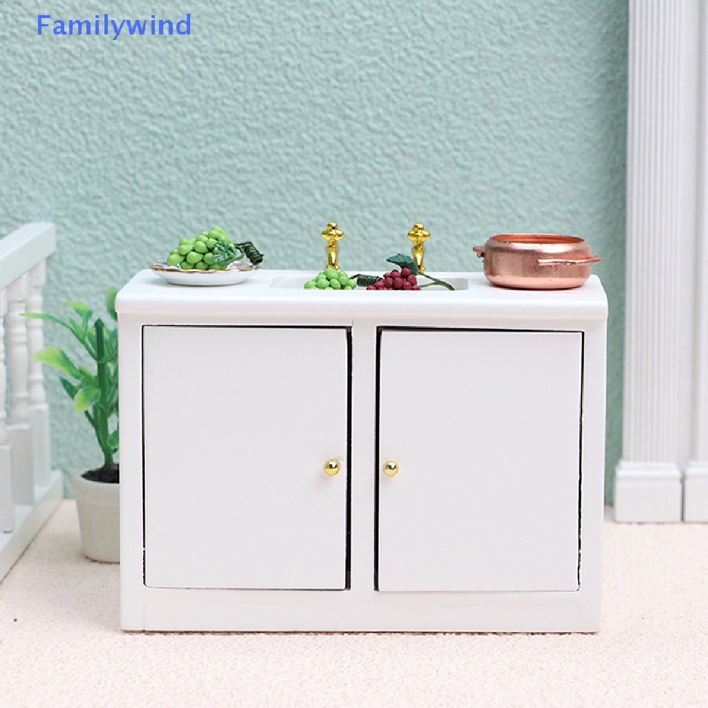 Bồn Rửa Tay Màu Trắng Trang Trí Nhà Búp Bê Tỉ Lệ 1: 12