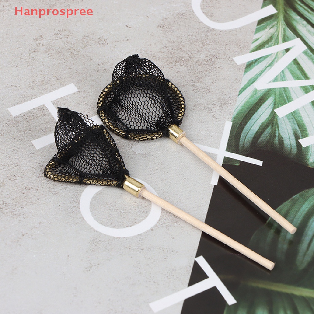 Set 2 Lưới Đánh Cá Mini Tỉ Lệ 1 / 12 Trang Trí Nhà Búp Bê